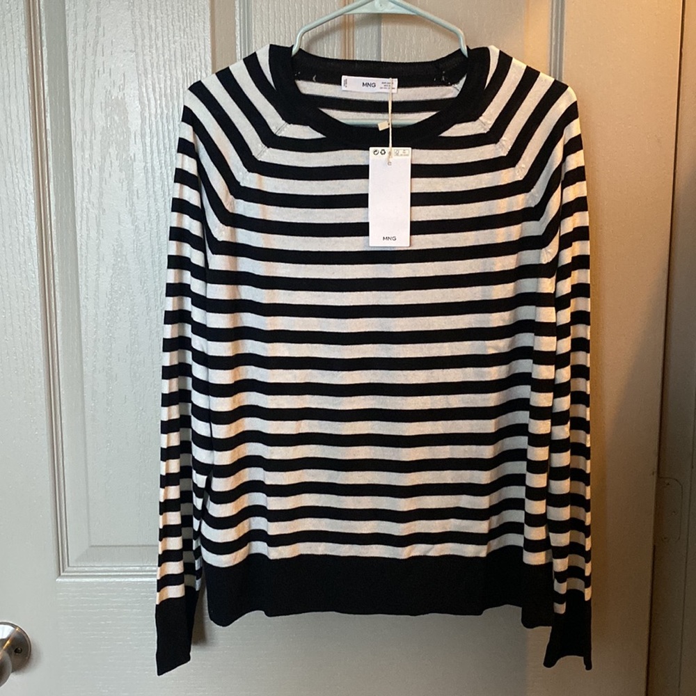 NWT Striped knit sweater.